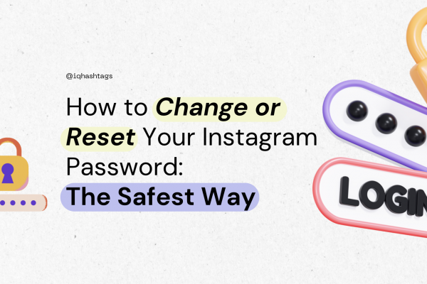 explanation on how to change or reset password on instagram