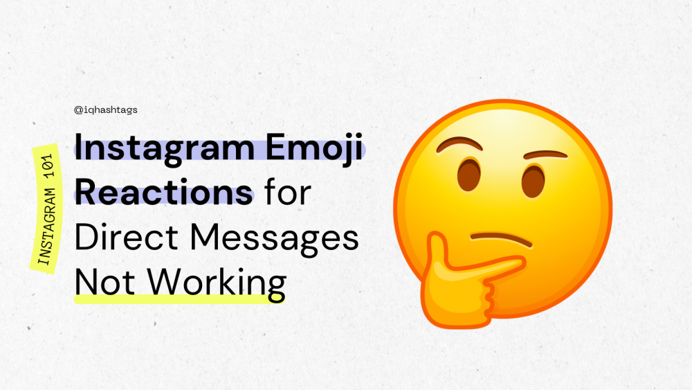 SOLVED: Instagram Emoji Reactions for Direct Messages Not Working